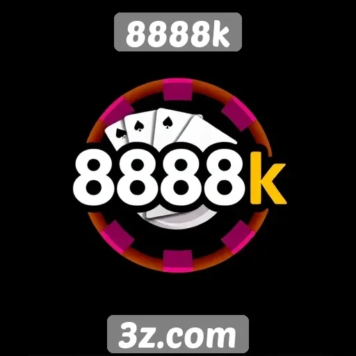 Apresentação das opções de jogos no site 8888k