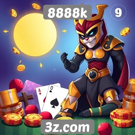 8888k oferece ampla variedade de jogos online